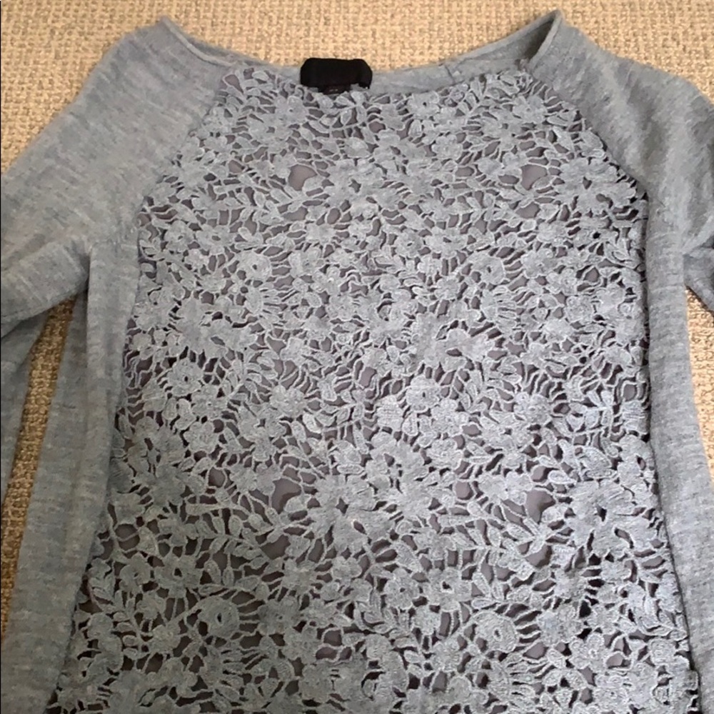 J CREW LACE SWEATER